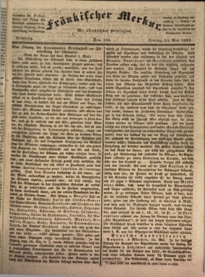 Fränkischer Merkur (Bamberger Zeitung) Freitag 26. Mai 1837