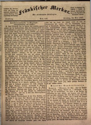 Fränkischer Merkur (Bamberger Zeitung) Dienstag 30. Mai 1837