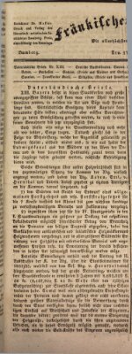 Fränkischer Merkur (Bamberger Zeitung) Freitag 23. Juni 1837