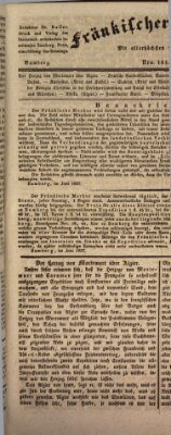 Fränkischer Merkur (Bamberger Zeitung) Freitag 30. Juni 1837