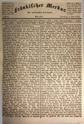 Fränkischer Merkur (Bamberger Zeitung) Sonntag 9. Juli 1837