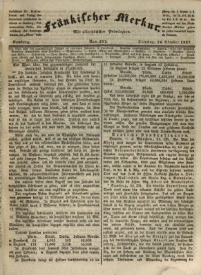 Fränkischer Merkur (Bamberger Zeitung) Dienstag 24. Oktober 1837