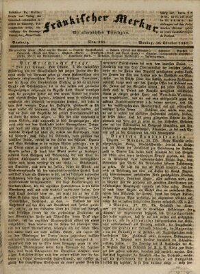 Fränkischer Merkur (Bamberger Zeitung) Montag 30. Oktober 1837