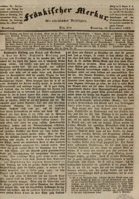 Fränkischer Merkur (Bamberger Zeitung) Sonntag 10. Dezember 1837