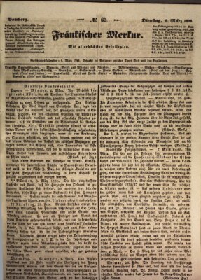 Fränkischer Merkur (Bamberger Zeitung) Dienstag 6. März 1838