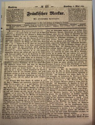 Fränkischer Merkur (Bamberger Zeitung) Samstag 5. Mai 1838