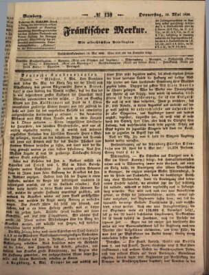 Fränkischer Merkur (Bamberger Zeitung) Donnerstag 10. Mai 1838