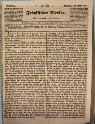 Fränkischer Merkur (Bamberger Zeitung) Samstag 26. Mai 1838