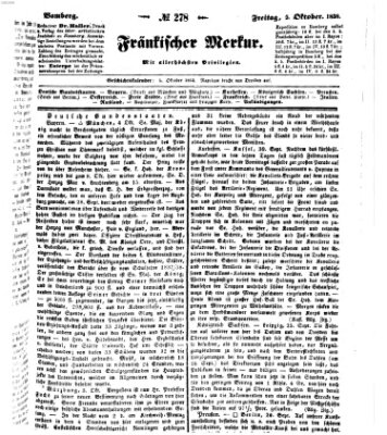 Fränkischer Merkur (Bamberger Zeitung) Freitag 5. Oktober 1838