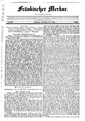 Fränkischer Merkur (Bamberger Zeitung) Dienstag 7. Mai 1839