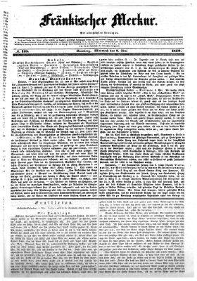 Fränkischer Merkur (Bamberger Zeitung) Mittwoch 8. Mai 1839