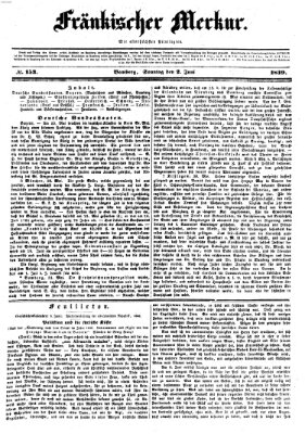 Fränkischer Merkur (Bamberger Zeitung) Sonntag 2. Juni 1839