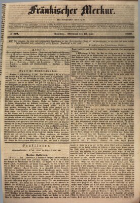 Fränkischer Merkur (Bamberger Zeitung) Mittwoch 10. Juli 1839