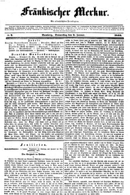 Fränkischer Merkur (Bamberger Zeitung) Donnerstag 2. Januar 1840