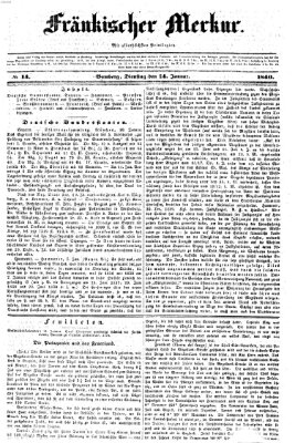 Fränkischer Merkur (Bamberger Zeitung) Dienstag 14. Januar 1840