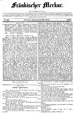 Fränkischer Merkur (Bamberger Zeitung) Donnerstag 30. April 1840