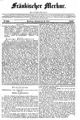 Fränkischer Merkur (Bamberger Zeitung) Samstag 9. Mai 1840