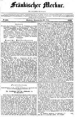 Fränkischer Merkur (Bamberger Zeitung) Sonntag 17. Mai 1840