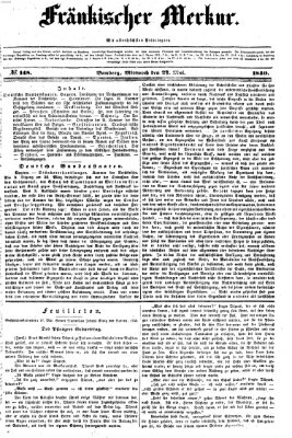 Fränkischer Merkur (Bamberger Zeitung) Mittwoch 27. Mai 1840