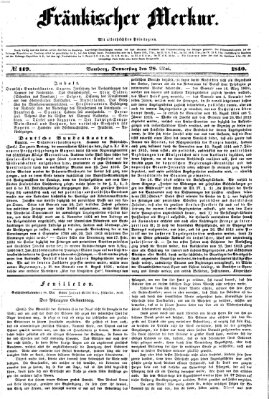Fränkischer Merkur (Bamberger Zeitung) Donnerstag 28. Mai 1840