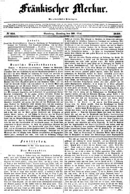 Fränkischer Merkur (Bamberger Zeitung) Samstag 30. Mai 1840