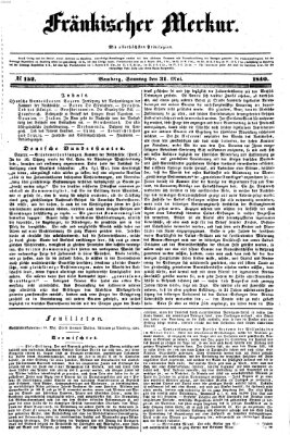 Fränkischer Merkur (Bamberger Zeitung) Sonntag 31. Mai 1840