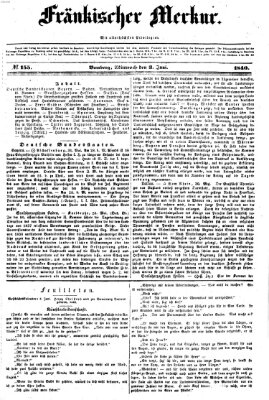 Fränkischer Merkur (Bamberger Zeitung) Mittwoch 3. Juni 1840