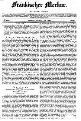 Fränkischer Merkur (Bamberger Zeitung) Mittwoch 10. Juni 1840