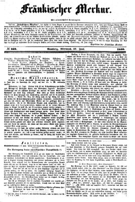 Fränkischer Merkur (Bamberger Zeitung) Mittwoch 17. Juni 1840