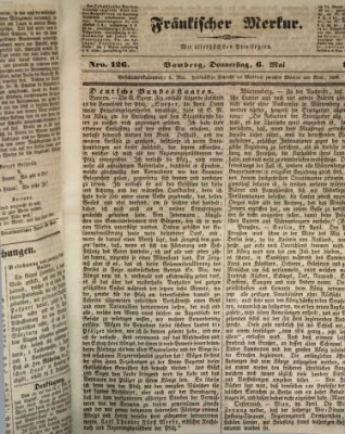 Fränkischer Merkur (Bamberger Zeitung) Donnerstag 6. Mai 1841