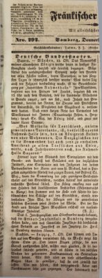 Fränkischer Merkur (Bamberger Zeitung) Donnerstag 19. Oktober 1843