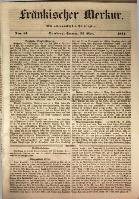 Fränkischer Merkur (Bamberger Zeitung) Sonntag 24. März 1844