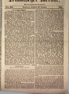 Fränkischer Merkur (Bamberger Zeitung) Sonntag 21. Dezember 1845