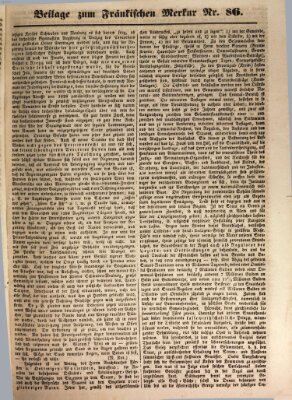 Fränkischer Merkur (Bamberger Zeitung) Freitag 27. März 1846