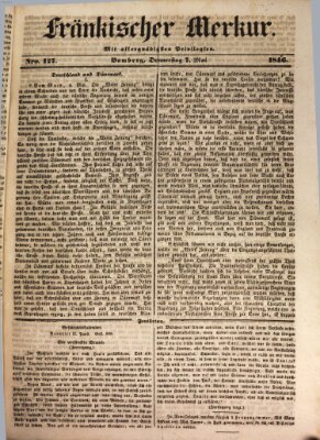 Fränkischer Merkur (Bamberger Zeitung) Donnerstag 7. Mai 1846