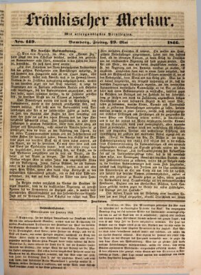 Fränkischer Merkur (Bamberger Zeitung) Freitag 29. Mai 1846