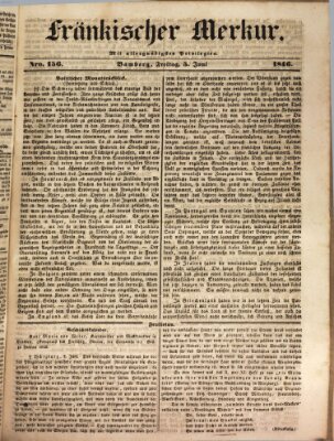 Fränkischer Merkur (Bamberger Zeitung) Freitag 5. Juni 1846