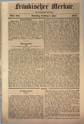 Fränkischer Merkur (Bamberger Zeitung) Samstag 5. Juni 1847