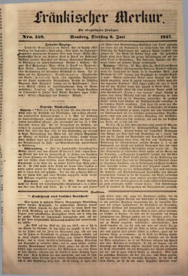 Fränkischer Merkur (Bamberger Zeitung) Dienstag 8. Juni 1847