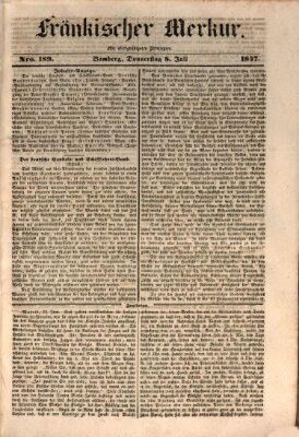 Fränkischer Merkur (Bamberger Zeitung) Donnerstag 8. Juli 1847