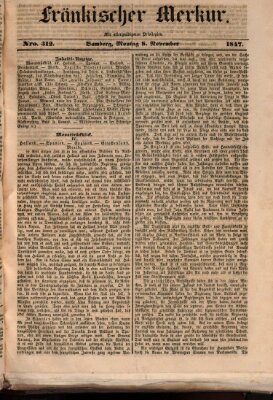 Fränkischer Merkur (Bamberger Zeitung) Montag 8. November 1847