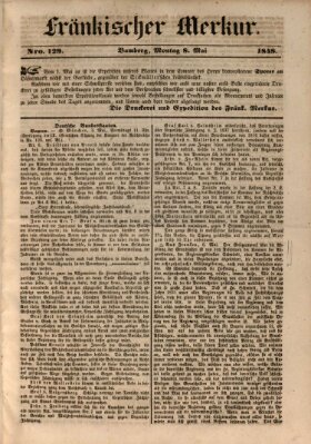 Fränkischer Merkur (Bamberger Zeitung) Montag 8. Mai 1848