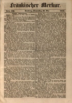 Fränkischer Merkur (Bamberger Zeitung) Donnerstag 25. Mai 1848