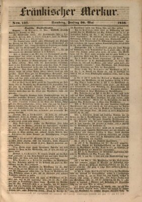 Fränkischer Merkur (Bamberger Zeitung) Freitag 26. Mai 1848