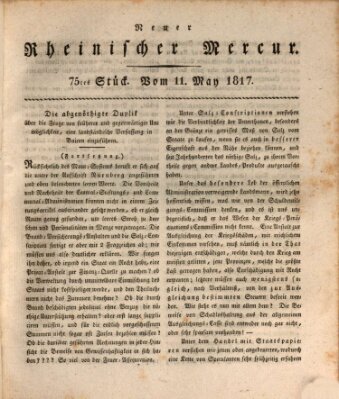 Neuer rheinischer Merkur (Rheinischer Merkur) Sonntag 11. Mai 1817