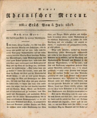 Neuer rheinischer Merkur (Rheinischer Merkur) Dienstag 8. Juli 1817