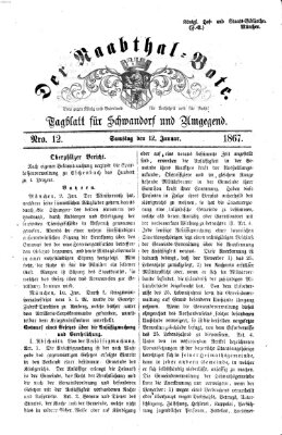 Der Naabthal-Bote Samstag 12. Januar 1867