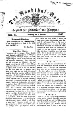 Der Naabthal-Bote Samstag 2. Februar 1867