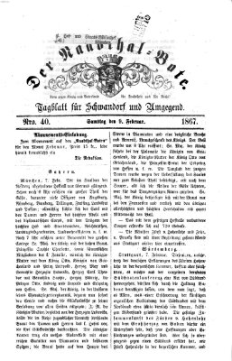 Der Naabthal-Bote Samstag 9. Februar 1867