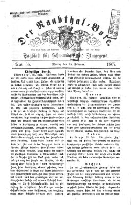 Der Naabthal-Bote Montag 25. Februar 1867